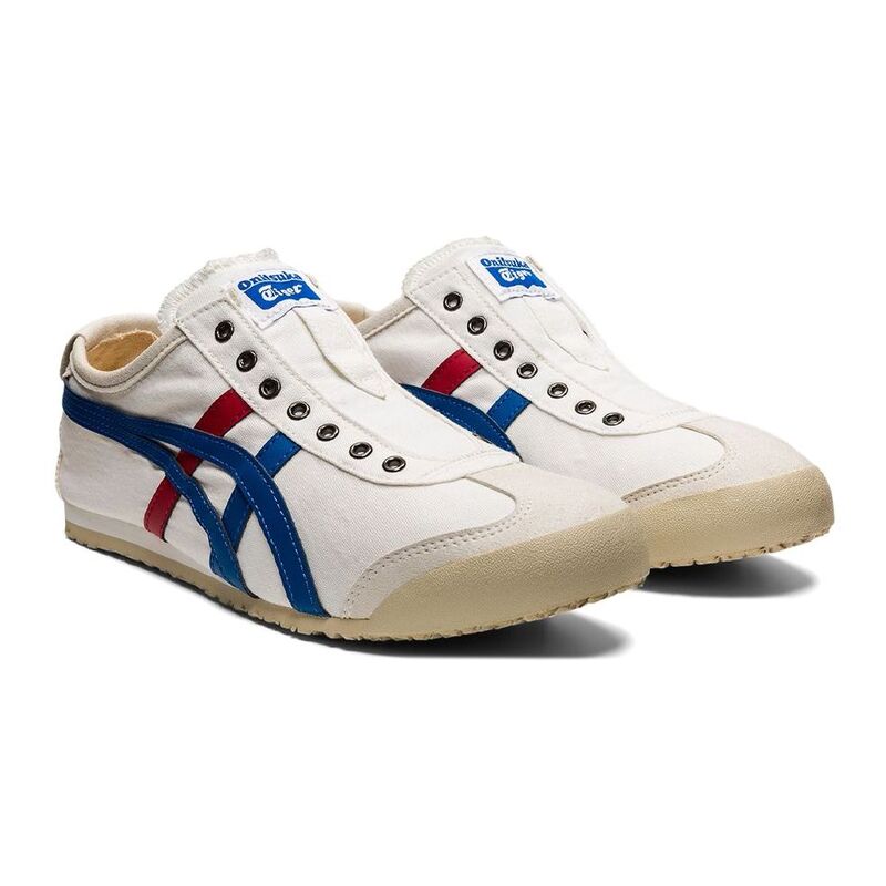 Onitsuka Tiger Mexico 66 Slip-On Sneakers – White/Tricolor