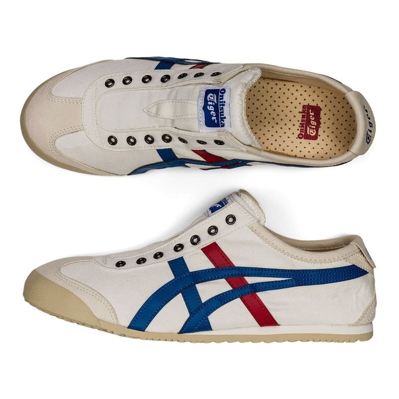 Onitsuka Tiger Mexico 66 Slip-On Sneakers – White/Tricolor