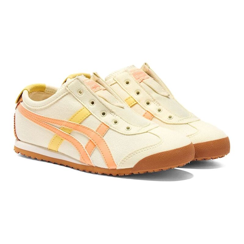 Onitsuka Tiger Mexico 66 Slip-On Kids Sneakers – Ivory/Summer Dune