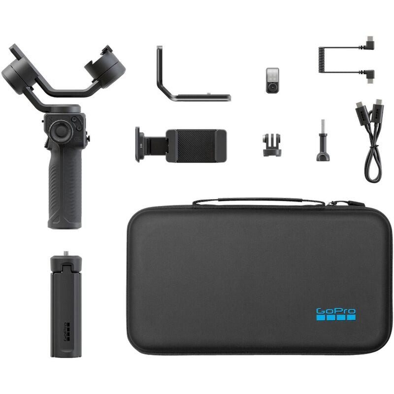GoPro Fluid Pro AI Gimbal – Smart 3-Axis Stabilizer for Smartphones, Vlogging & Content Creation