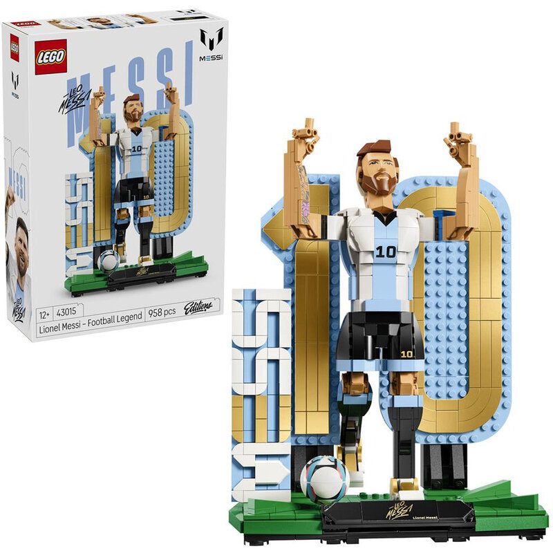 LEGO Lionel Messi Soccer Legend Special Edition S43015 – 958 Pieces Football Building Set for Fans & Collectors