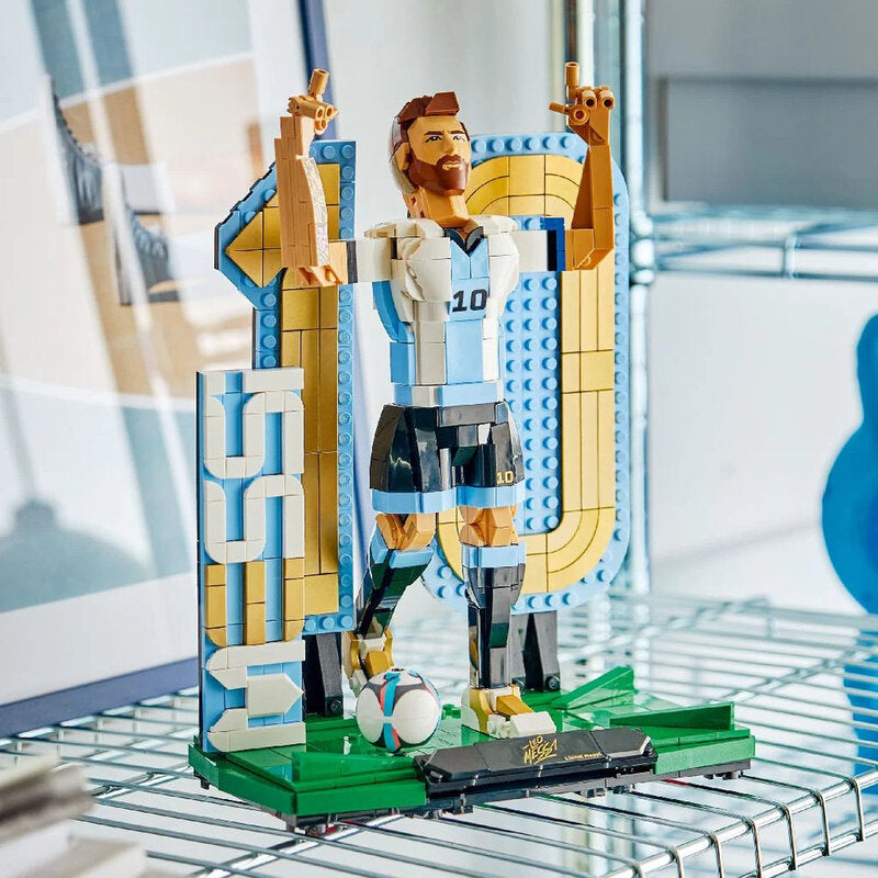 LEGO Lionel Messi Soccer Legend Special Edition S43015 – 958 Pieces Football Building Set for Fans & Collectors