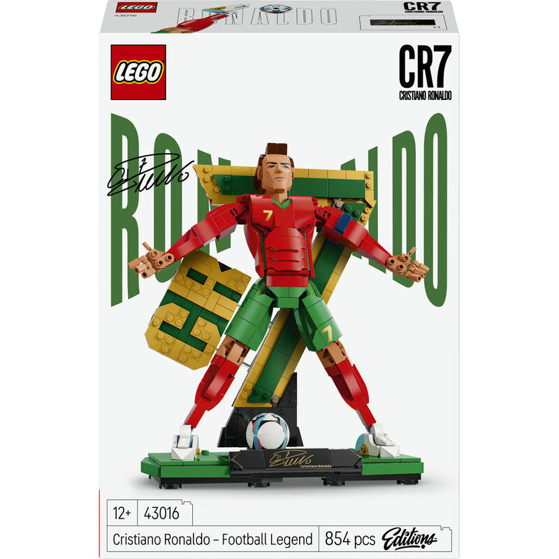 Cristiano Ronaldo 20cm Collectible Figurine – Portugal Kit, Articulated Action Figure with Football