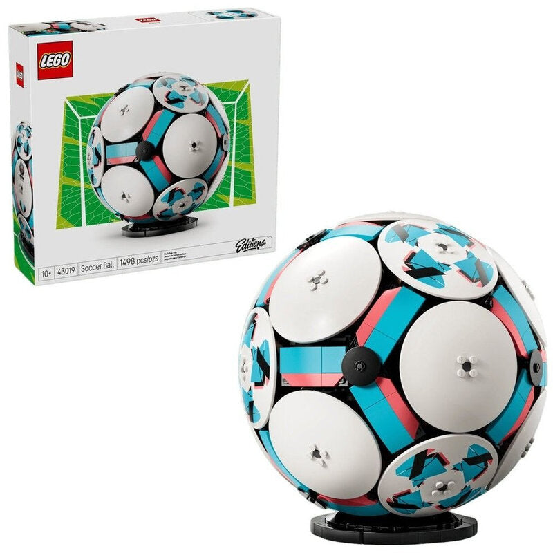 LEGO Editions Football 43019 – 1498 Pieces, Life-Size 5 Ball, Hidden Mini Stadium, Ages 10+