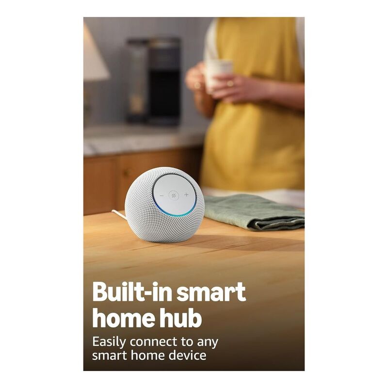 Amazon Echo Dot Max Alexa Speaker – 2-Way Audio, AZ3 AI Chip, Smart Home Hub, Presence Sensor