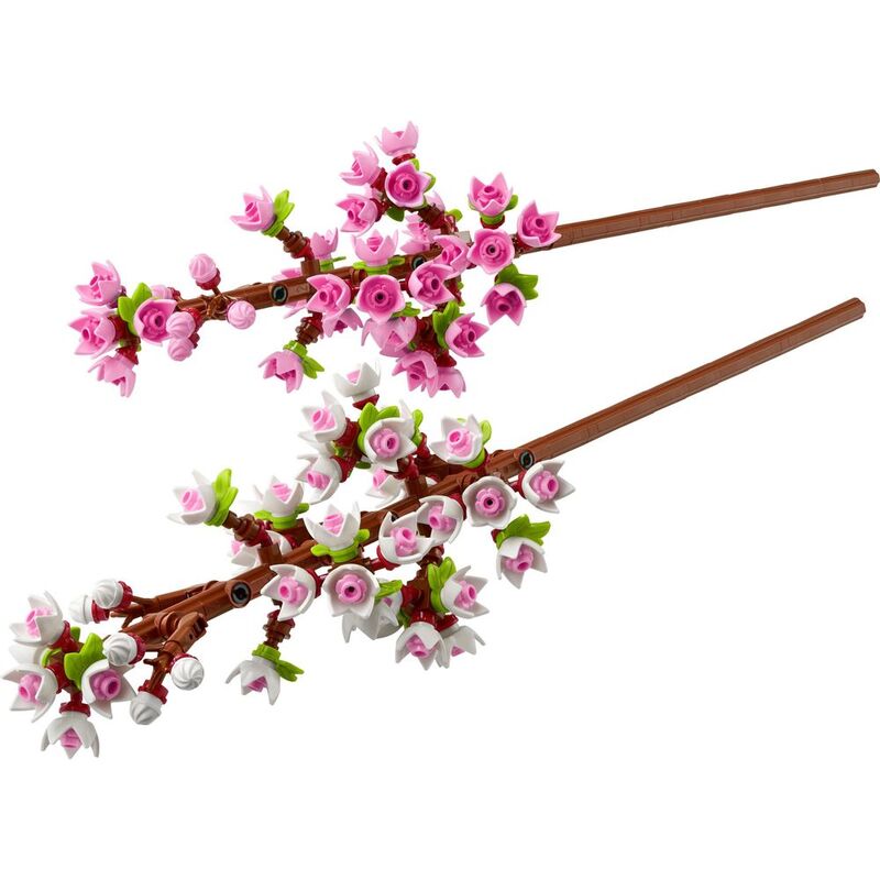 Decorative LEGO flowers cherry blossom branches
