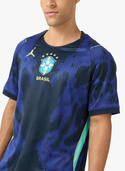 Nike Brazil 2026 Away Jersey, Official Brazil National Team Football Shirt, Dri-FIT Moisture-Wicking Fabric, Lightweight Breathable Soccer Jersey, Short Sleeve
