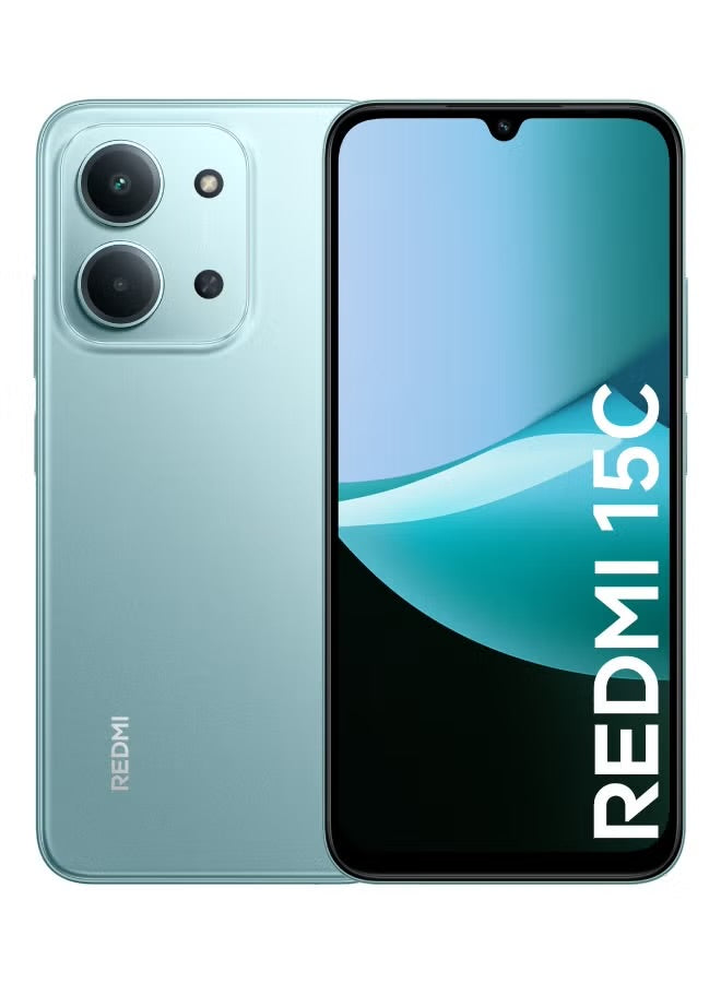 Xiaomi Redmi 15C Dual SIM Mint Green 8GB RAM 256GB 4G - Middle East Version