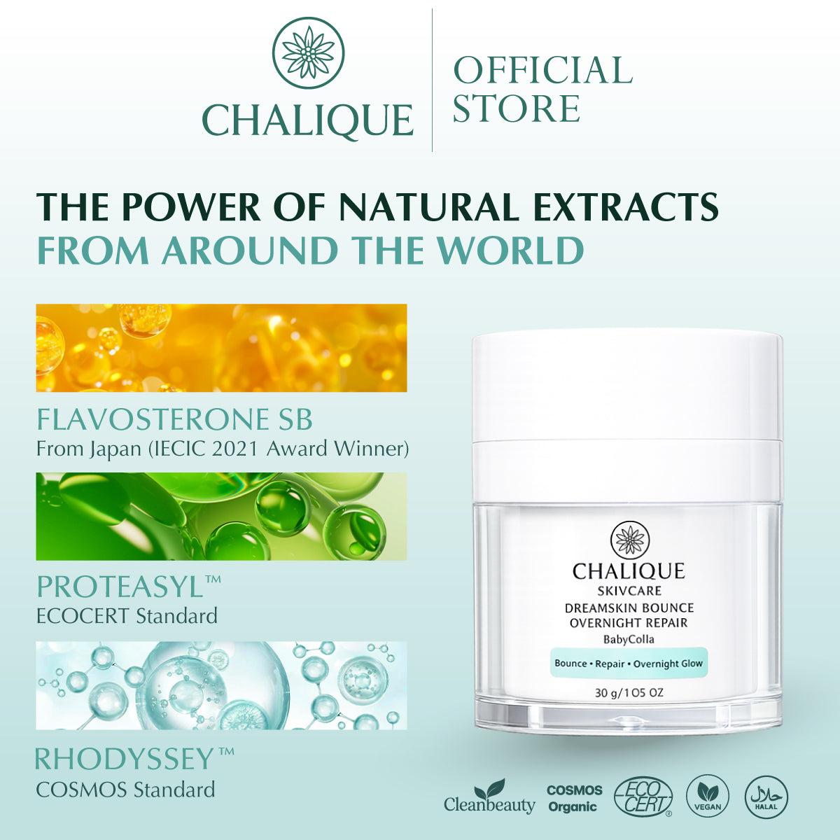 CHALIQUE DreamSkin Bounce Overnight Repair – Overnight Skin Repair & Hydrating Cream