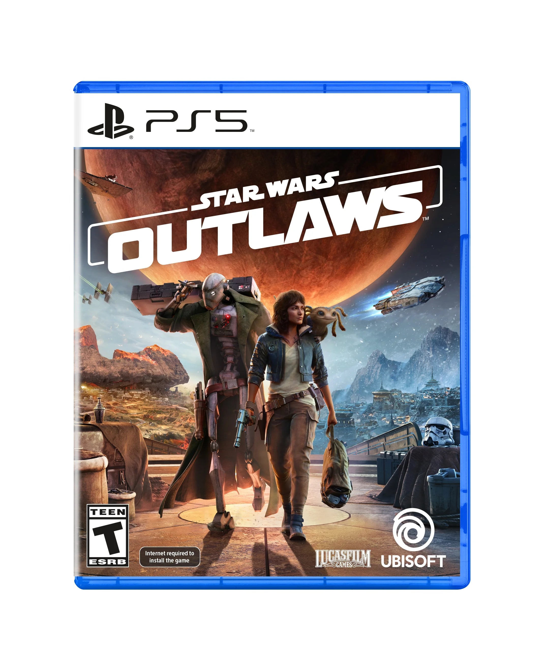 Star Wars OutlawsVideo GamesExperience the first-ever open world Star Wars game and explore distinct planets across the galaxy, both iconic and new. Risk it all as Kay Vess, an emerging scoundrel seeking freedom and the means to start a new life. Fight, s