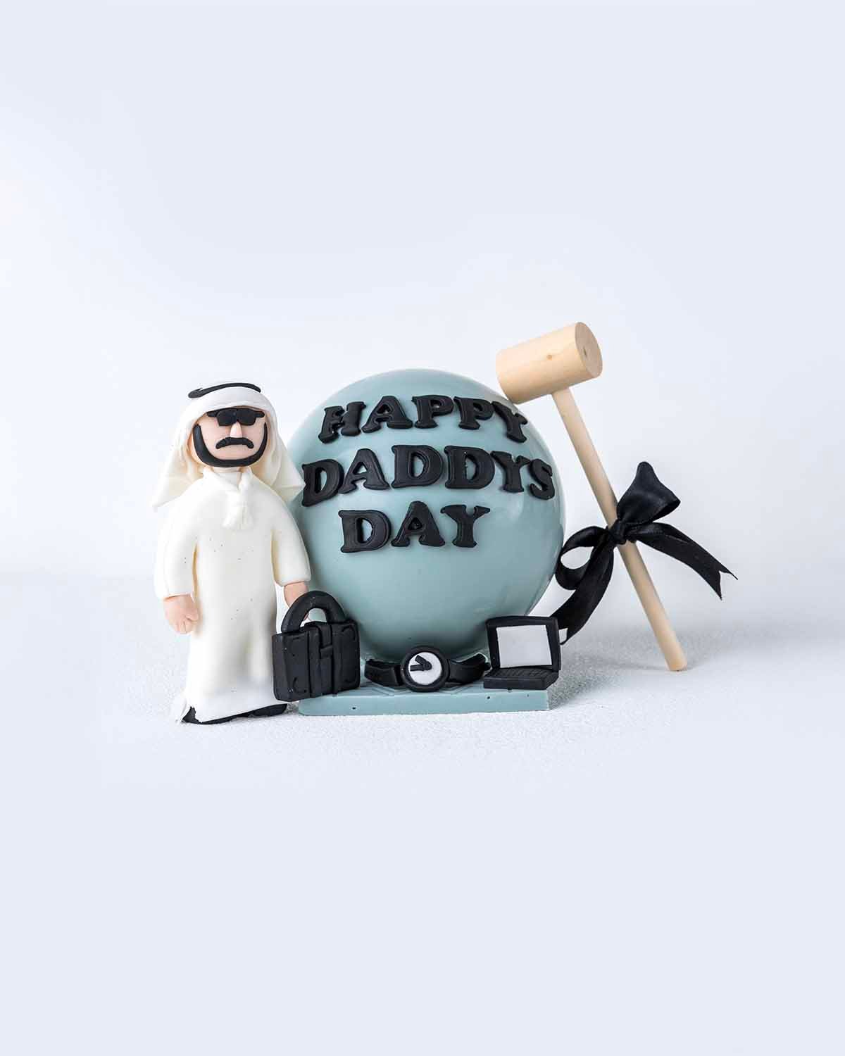 3D Daddy's Day Smash BallChocolate & ConfectioneryYour Gift Contains: • 560gms Fathers Day Smash Ball • 10 x Milk Chocolate Truffles • Flavors: Pistachio, Hazelnut, Speculoos, Peanut Butter, Caramel and Roche • Hammer x 1 • Chocolate Size:12x12x20cm • Box
