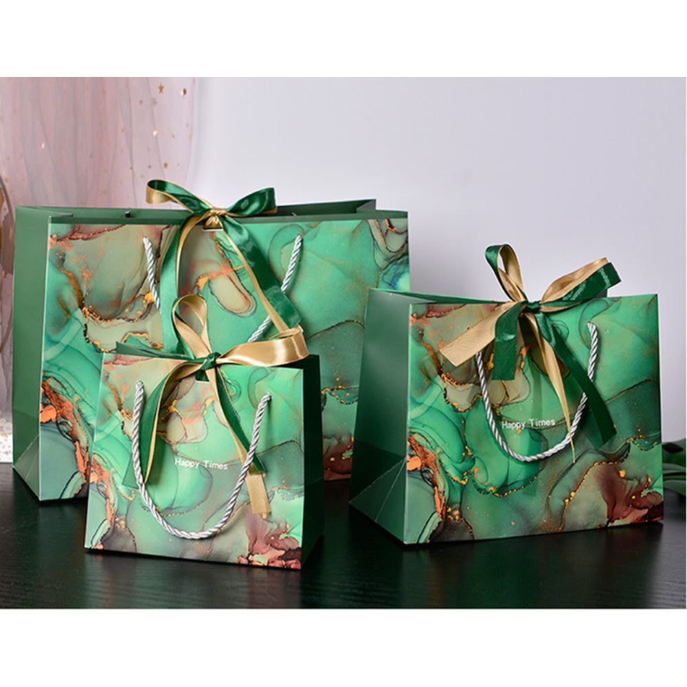 Green Gift Bag - Medium 25x20x12cm