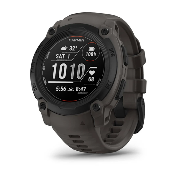 Garmin Instinct E GPS Smartwatch – 45mm, Black with Charcoal Band for Outdoor Adventures in UAE
