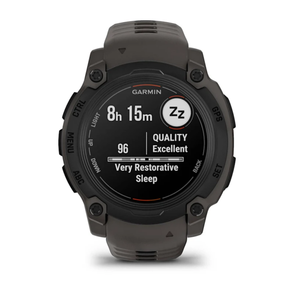 Garmin Instinct E GPS Smartwatch – 45mm, Black with Charcoal Band for Outdoor Adventures in UAE
