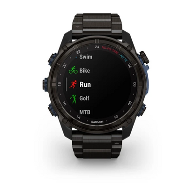 Garmin Descent Mk3i Dive Computer - 51mm Carbon Grey DLC Titanium with Black Silicone Band for UAE