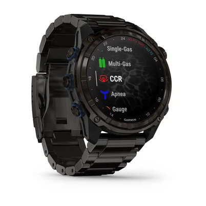 Garmin Descent Mk3i Dive Computer - 51mm Carbon Grey DLC Titanium with Black Silicone Band for UAE
