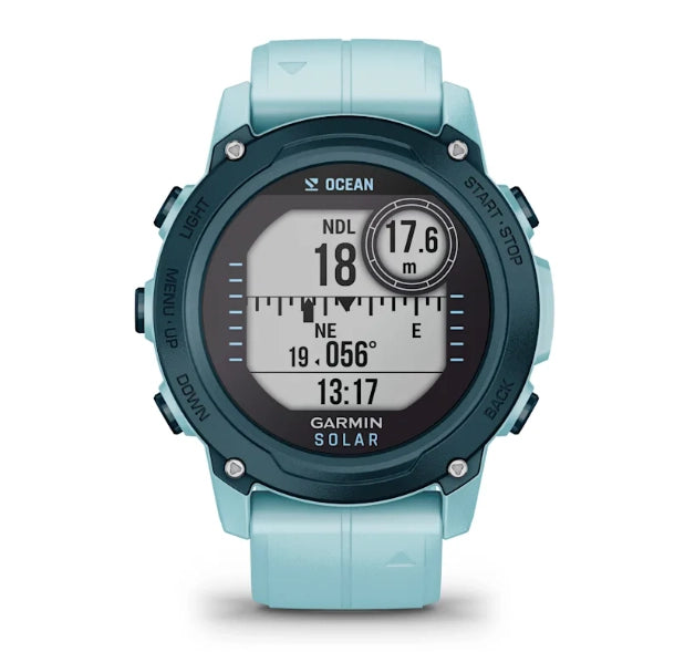 Garmin Descent G1 Solar Dive Computer - Ocean Edition - Azure for UAE