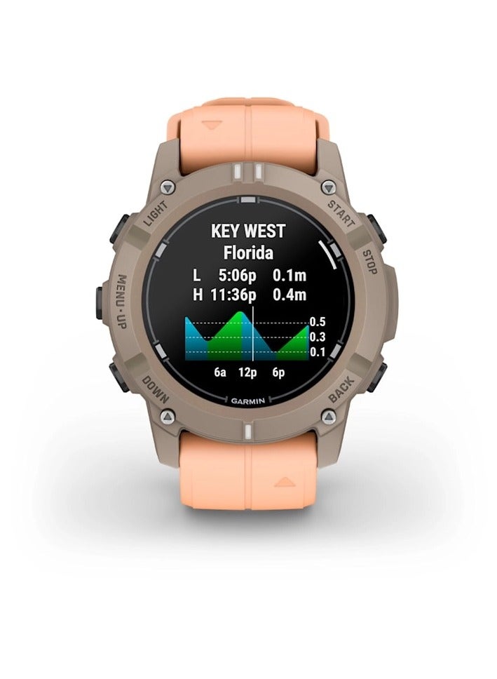 Garmin Descent G2 Dive Computer - Paloma with Shell Pink Band for UAE