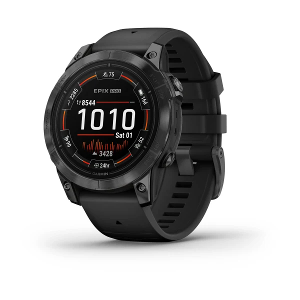 Garmin Epix Pro (Gen 2) - Standard Edition Smartwatch – Slate Grey with Black Band (47mm) for UAE