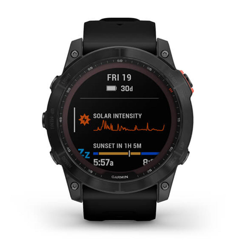 Garmin Fenix 7X Solar Slate Grey with Black Band Smartwatch for UAE