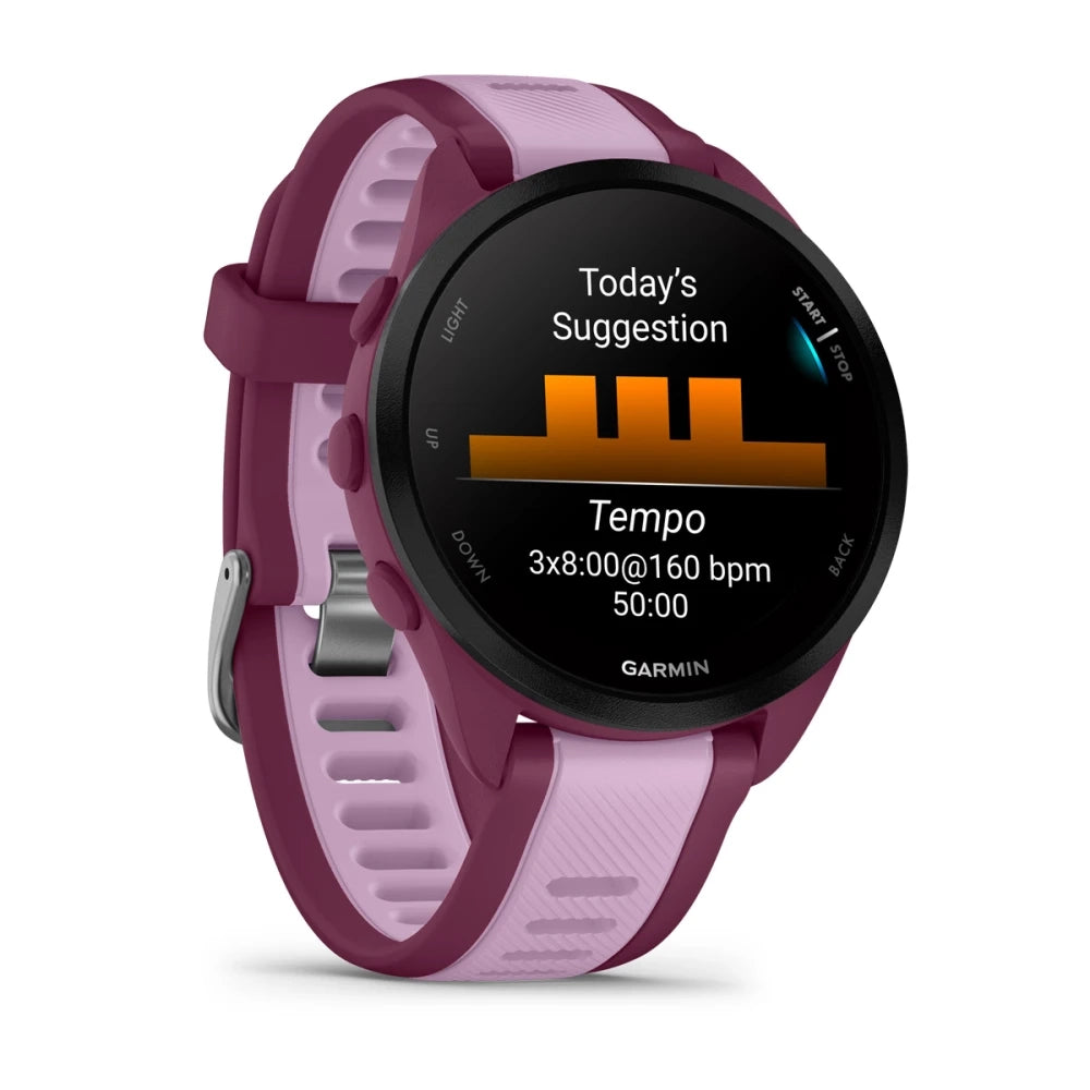 Garmin Forerunner 165 Music Fitness Smartwatch – Berry/Lilac for UAE