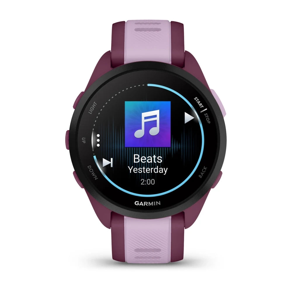 Garmin Forerunner 165 Music Fitness Smartwatch – Berry/Lilac for UAE