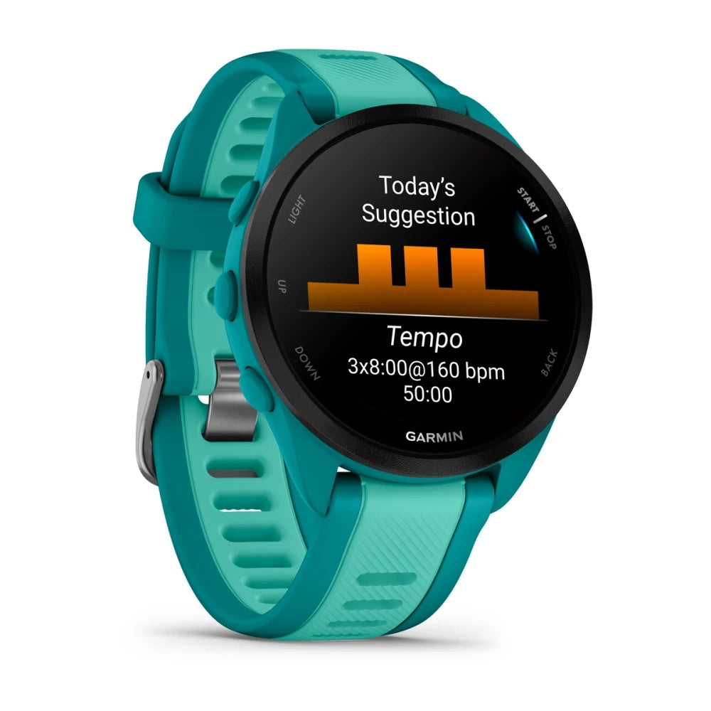 Garmin Forerunner 165 Music Fitness Smartwatch – Turquoise/Aqua for UAE