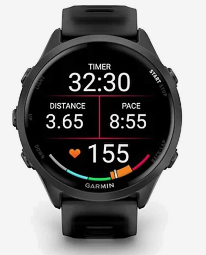 Garmin Forerunner 570 47mm Slate Gray Aluminium Smartwatch with Translucent Black/Black Band for UAE