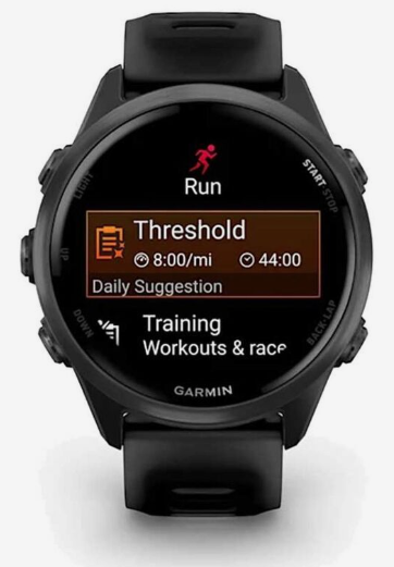 Garmin Forerunner 570 47mm Slate Gray Aluminium Smartwatch with Translucent Black/Black Band for UAE