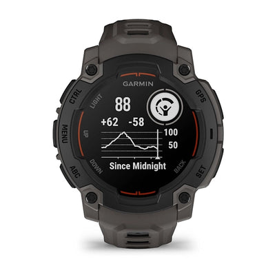 Garmin Instinct E GPS Smartwatch – 45mm Black with Charcoal Band for UAE