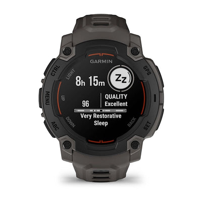 Garmin Instinct E GPS Smartwatch – 45mm Black with Charcoal Band for UAE