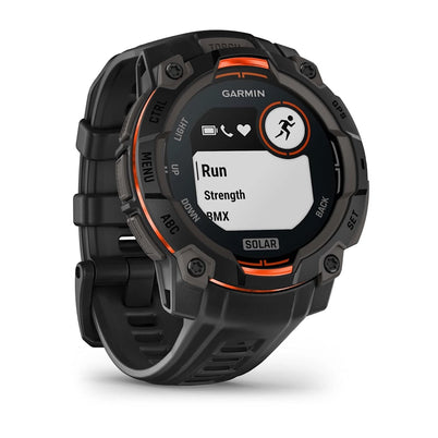 Garmin Instinct 3 GPS Smartwatch – 45mm Solar Black with Black Band for UAE