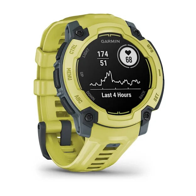 Garmin Instinct E GPS Smartwatch – 45mm Electric Lime with Electric Lime Band for UAE