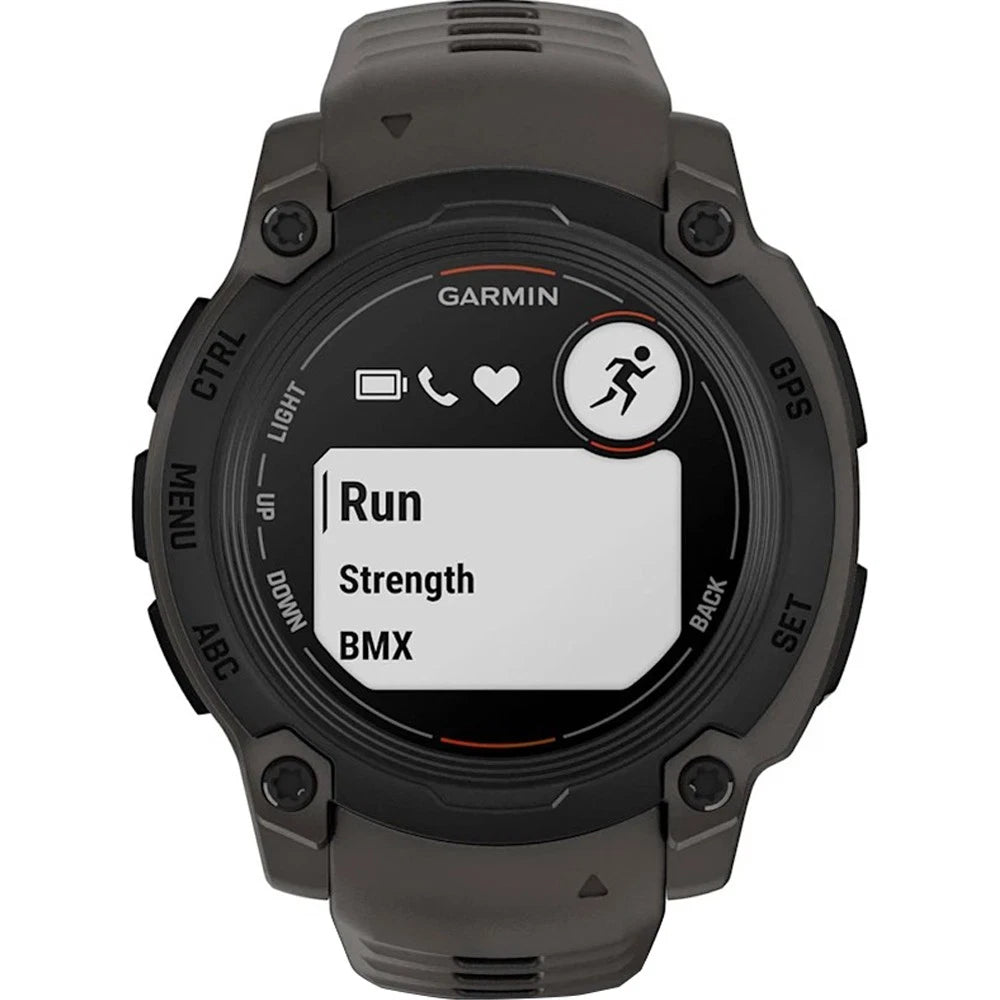 Garmin Instinct E GPS Smartwatch – 40mm Black with Charcoal Band for UAE