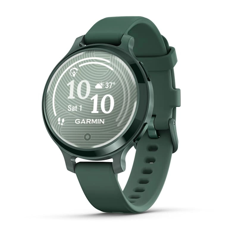 Garmin Lily 2 Active Fitness Smartwatch – Jasper Green with Jasper Green Silicone Band for UAE