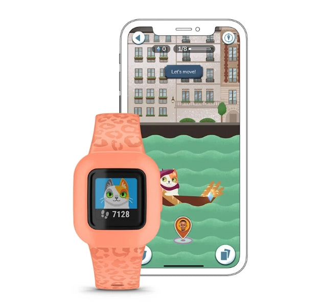 Garmin Vivofit Jr. 3 Kids Fitness Tracker – Peach for UAE