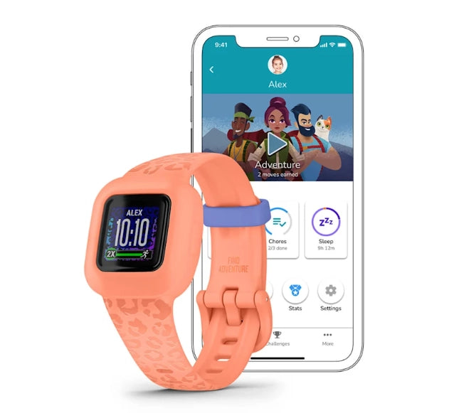 Garmin Vivofit Jr. 3 Kids Fitness Tracker – Peach for UAE