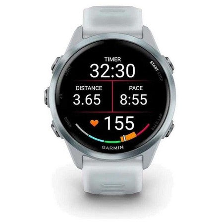 Garmin Forerunner 570 42mm Cloud Blue Aluminium Smartwatch with Translucent Whitestone/Cloud Blue Band for UAE