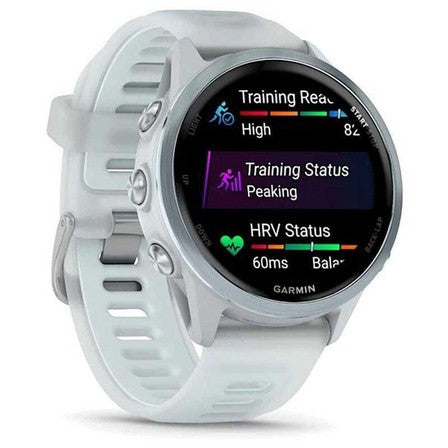 Garmin Forerunner 570 42mm Cloud Blue Aluminium Smartwatch with Translucent Whitestone/Cloud Blue Band for UAE