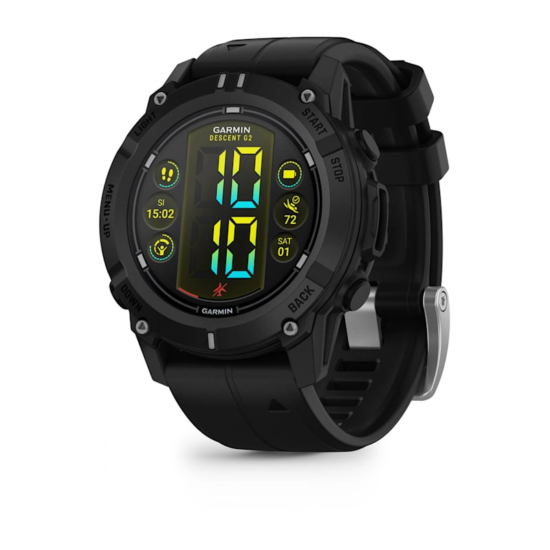 Garmin Descent G2 Dive Computer – Black with Black Band for Scuba Diving in UAE