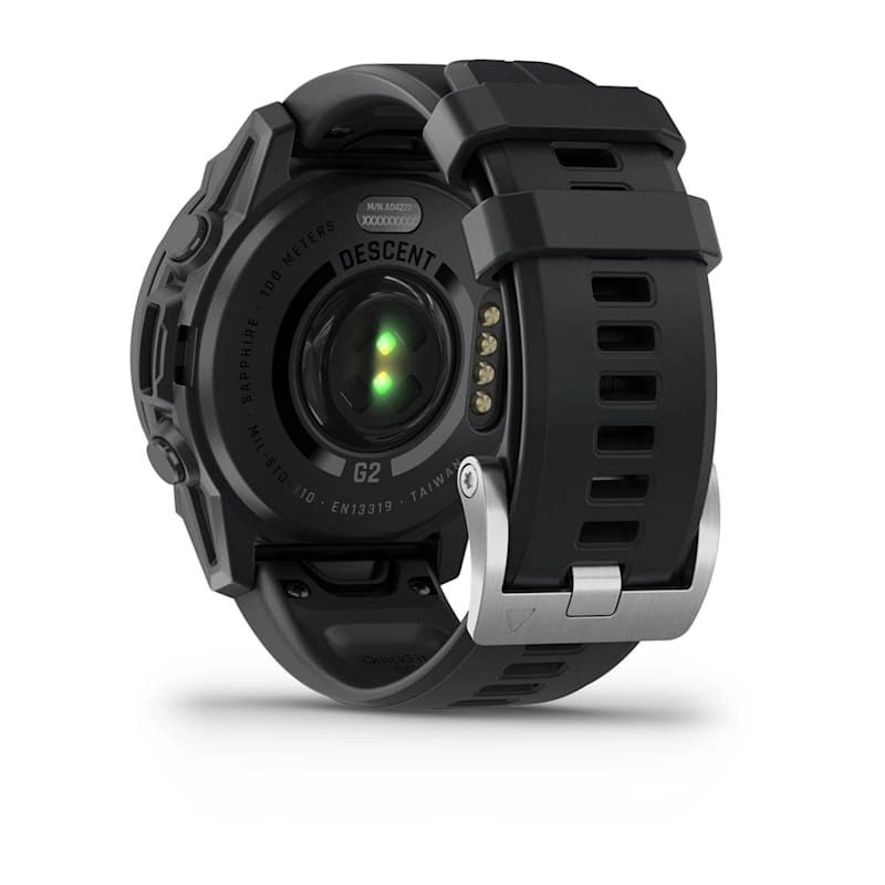 Garmin Descent G2 Dive Computer – Black with Black Band for Scuba Diving in UAE