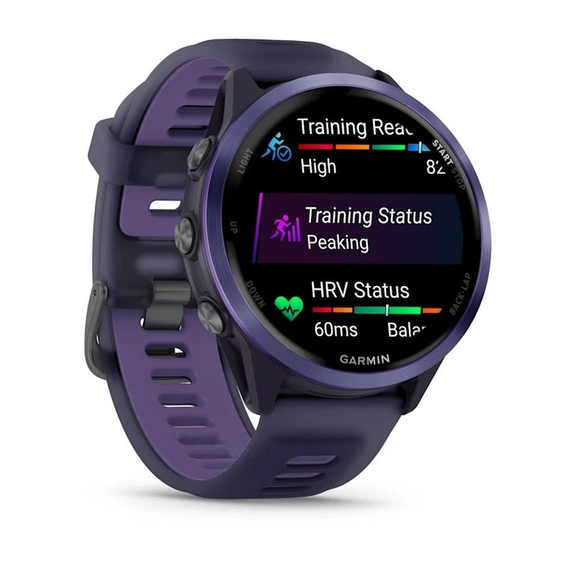Garmin Forerunner 570 47mm Indigo Aluminium Smartwatch with Translucent Imperial Purple/Indigo Band for UAE