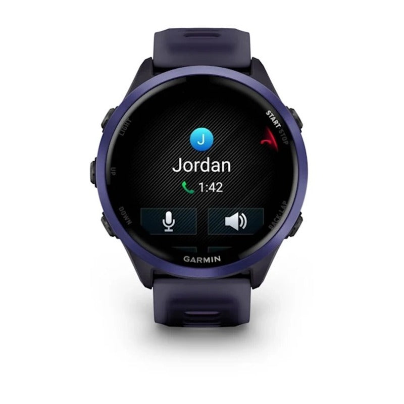 Garmin Forerunner 570 47mm Indigo Aluminium Smartwatch with Translucent Imperial Purple/Indigo Band for UAE