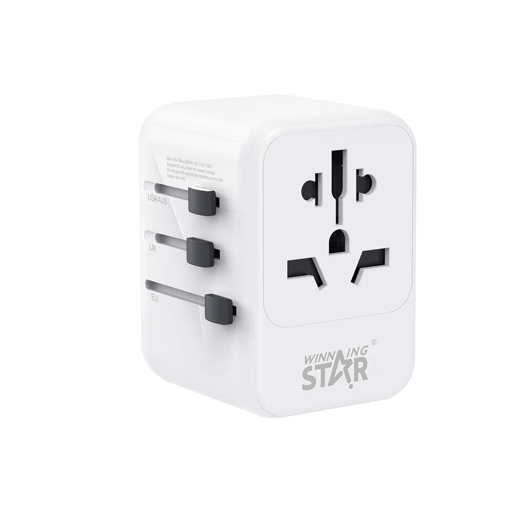 Winning Star Multifunctional Travel Socket 2500WHome ElectronicsThe Winning Star Multifunctional Travel Socket 2500W is a versatile and powerful travel essential. With its 5-1 design, it offers multiple functions in one compact socket. It's capable of han