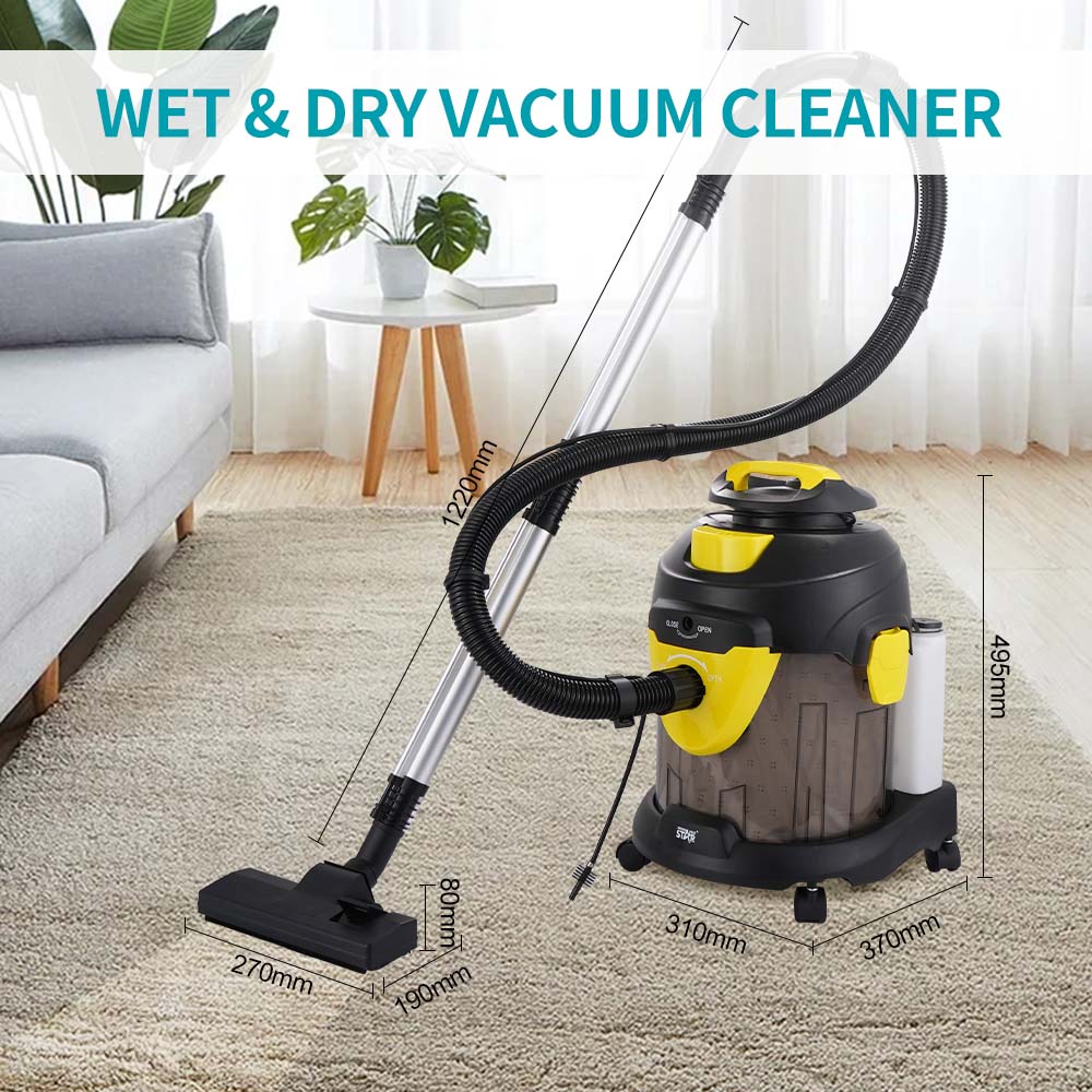 Winning Star 1400W Wet & Dry Vacuum Cleaner | Powerful Household Cleaning | Multi-Surface UseHome AppliancesExperience reliable and efficient cleaning with the Winning Star 1400W Wet & Dry Vacuum Cleaner. This powerful device features advanced technologie