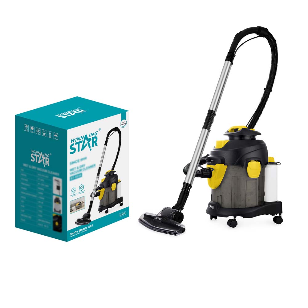 Winning Star 1400W Wet & Dry Vacuum Cleaner | Powerful Household Cleaning | Multi-Surface UseHome AppliancesExperience reliable and efficient cleaning with the Winning Star 1400W Wet & Dry Vacuum Cleaner. This powerful device features advanced technologie