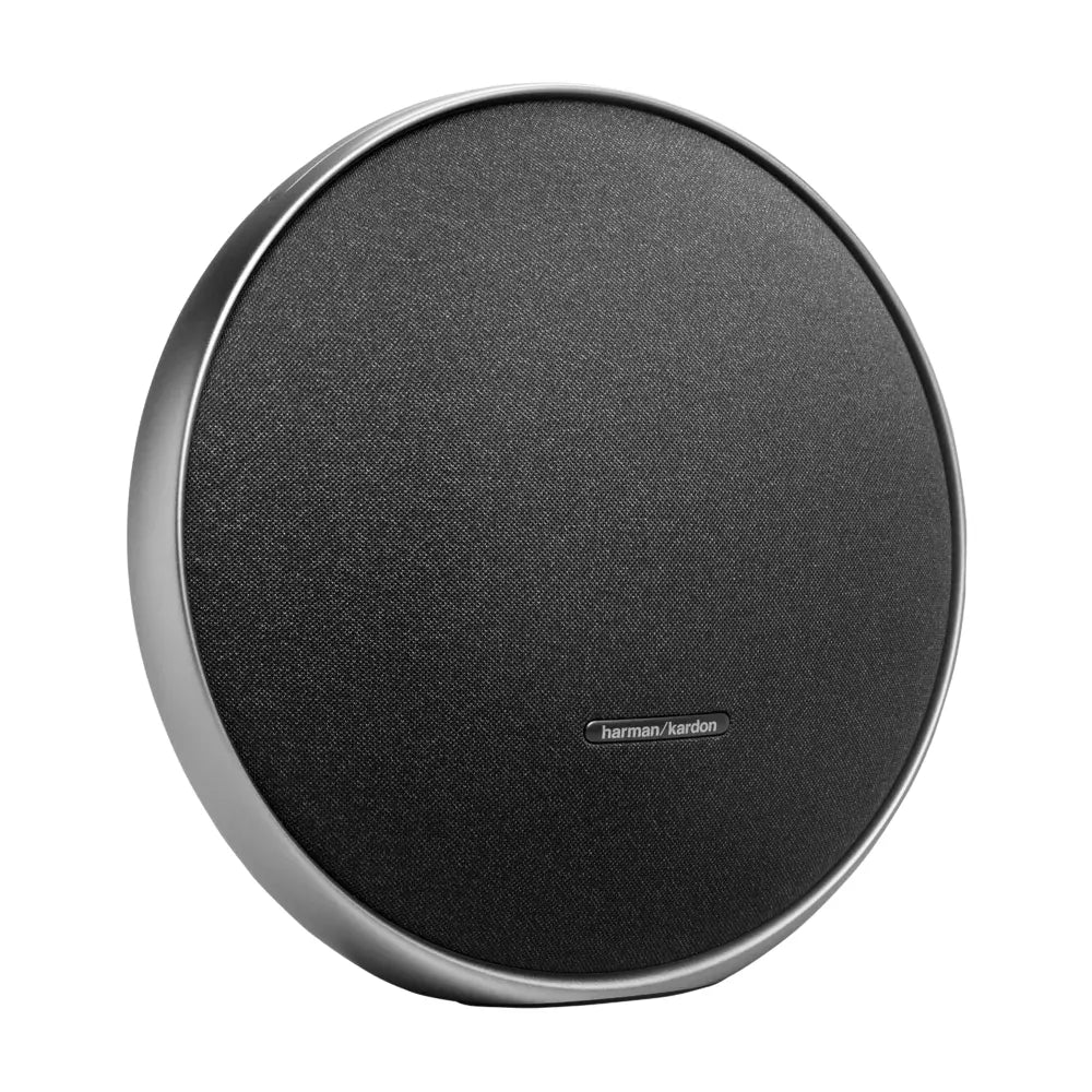 Harman Kardon Onyx Studio 9 Portable Stereo Bluetooth Home SpeakerAudio & VideoSuperior sound performance with a wider soundstage Iconic design Bluetooth music streaming Multi-speaker connection by Auracast Built-in battery Self-Tuning Boost stereo sound