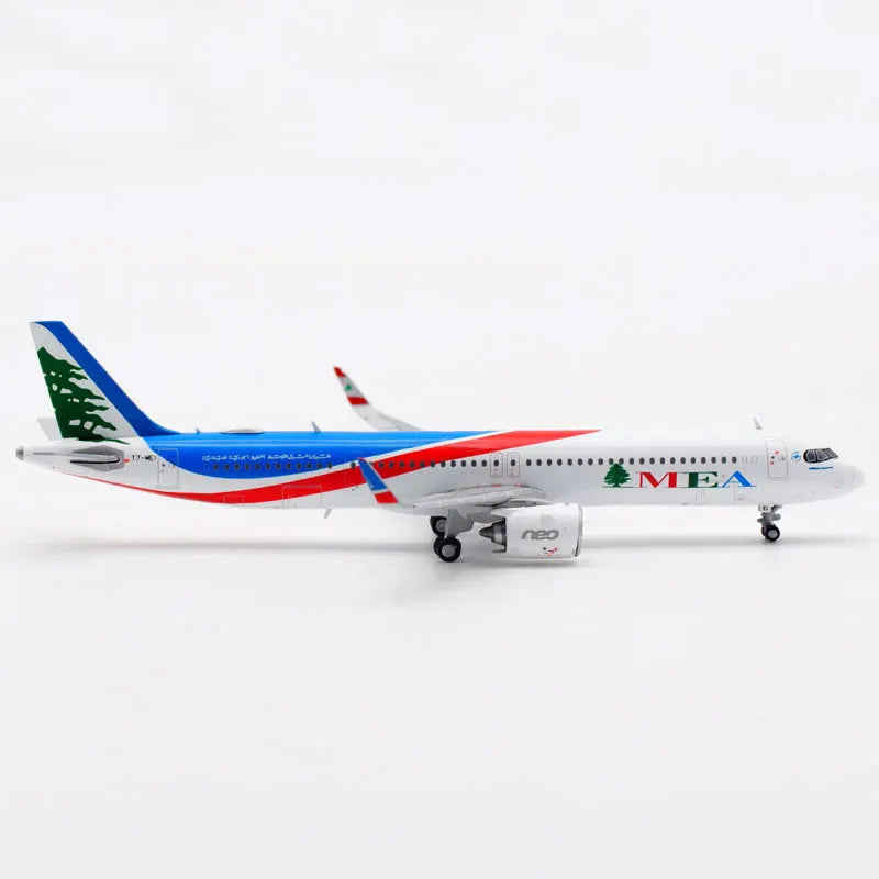 MEA Middle East Airlines Airbus ME321 Die-Cast Model Plane with LED Lights – 43–47cmCollectiblesOwn a piece of aviation heritage with this meticulously crafted MEA Middle East Airlines Airbus ME321 die-cast model. Measuring 43–47 cm, this robust alloy rep