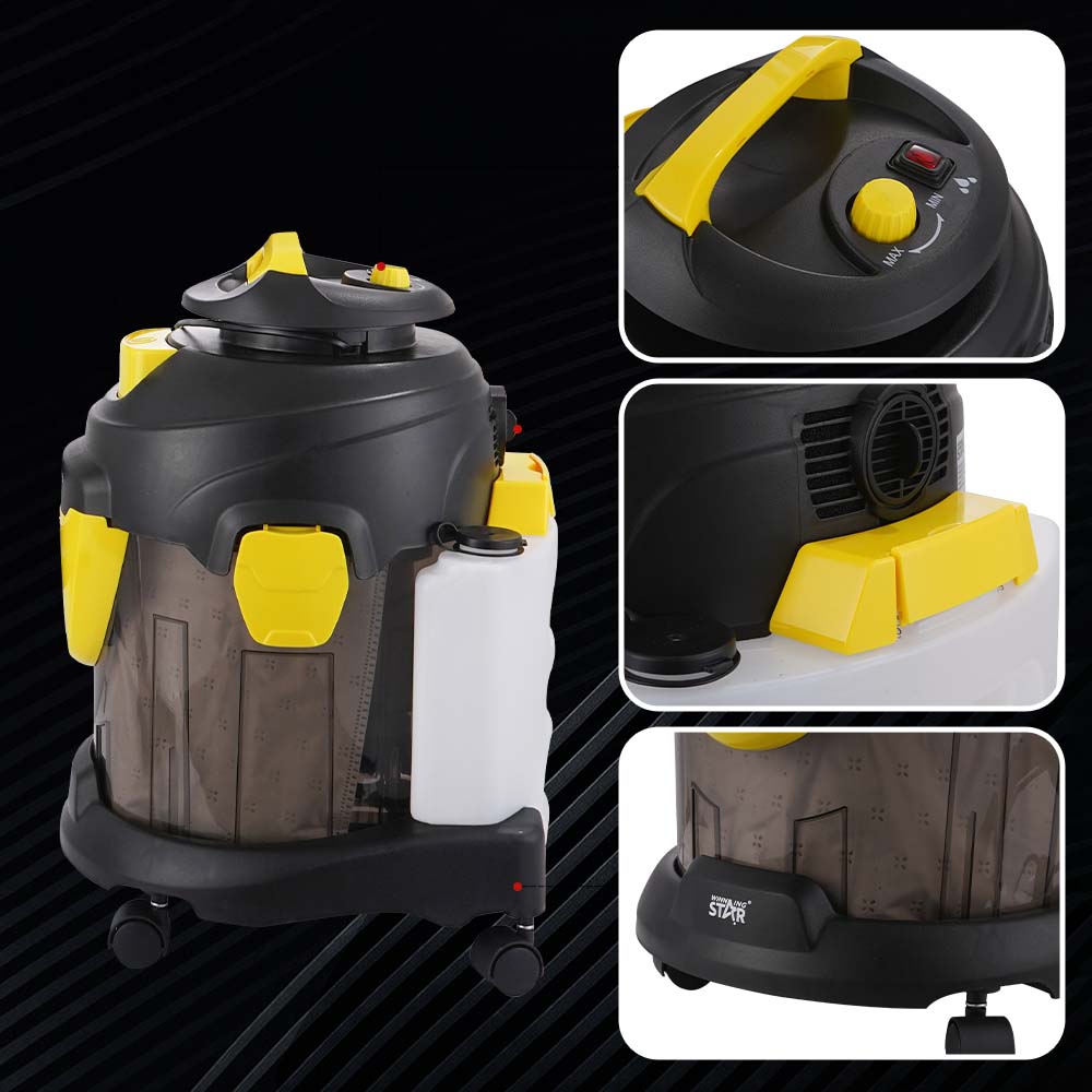 Winning Star 1400W Wet & Dry Vacuum Cleaner | Powerful Household Cleaning | Multi-Surface UseHome AppliancesExperience reliable and efficient cleaning with the Winning Star 1400W Wet & Dry Vacuum Cleaner. This powerful device features advanced technologie