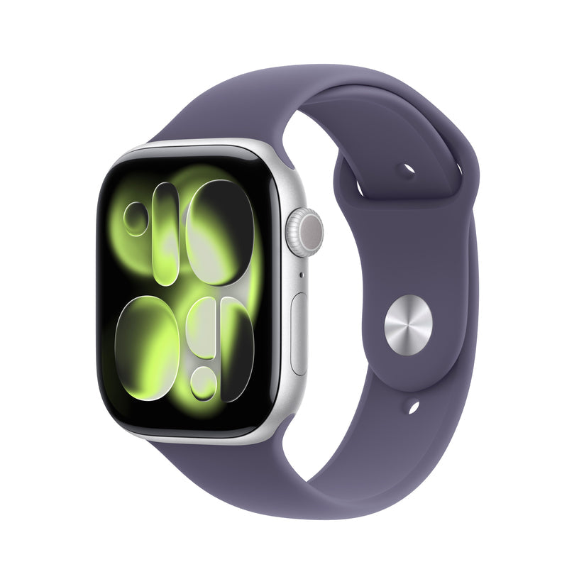 Apple Watch Series 11 with silver aluminum case